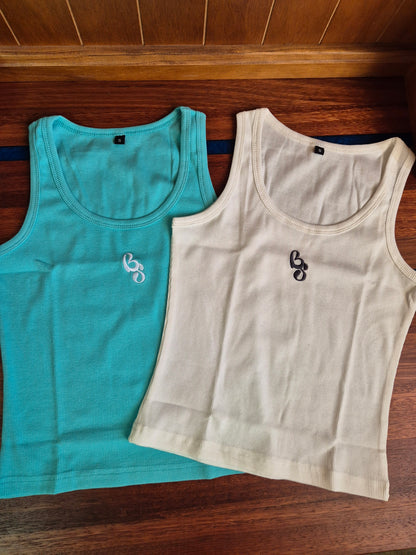 Baddie Singlet - White