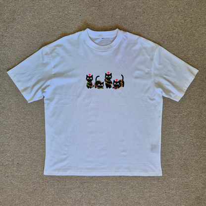 Black Cats Chrissy Tee